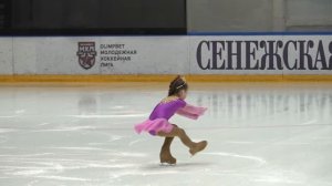 Вероника Рябуха, 6 лет, юный фигурист, фигурное катание. 1, 1 год на коньках. Царевна Забава.
