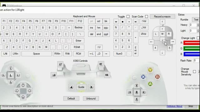 Назначение осей мыши на стик в DS4Windows смотреть онлайн