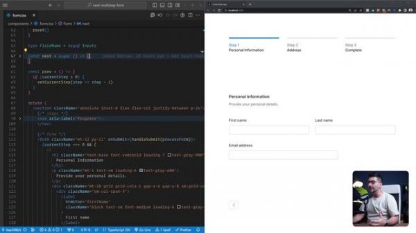Build a Multistep Form in NextJs Using react-hook-form and ZOD
