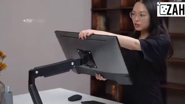 MXG BMA-12 Dual Monitor Premium Aluminum Spring-Assisted Monitor Arm Matte Black | Zah Computers смотреть онлайн