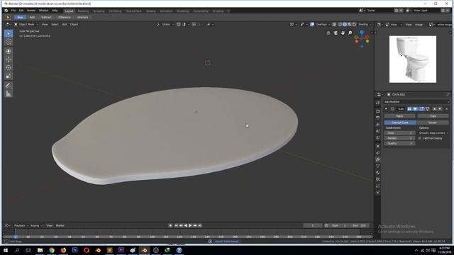 modeling a toilet in blender 2.8 modeling practice tutorial смотреть онлайн