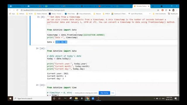 Modules - Time, Datetime and Calendar смотреть онлайн