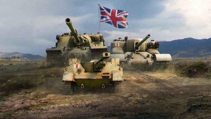 МИР ТАНКОВ | КАЧАЮ ВЕТКУ ТЯЖЕЛЫХ БРИТАНЦЕВ | WORLD OF TANKS смотреть онлайн