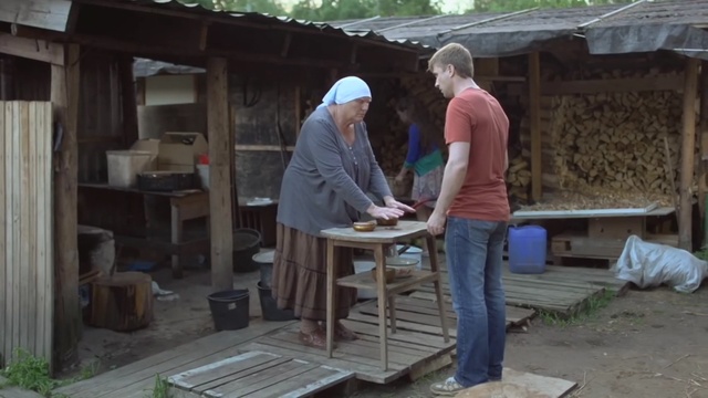 Баба Нина слепая  