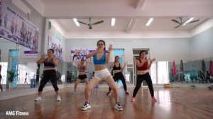 29 Mins Aerobic reduction of belly fat quickly - Workout easy steps // Amg Fitness