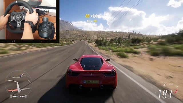 1100 HP 2015 Ferrari 488 GTB | Forza horizon 5 | logitech 920 + shifter смотреть онлайн