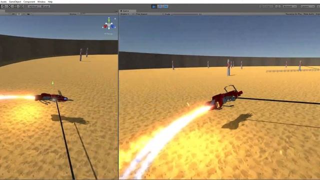 Rocket Jockey Remake Unity 1st day of work смотреть онлайн