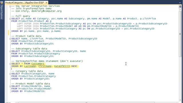 Trailer for SSIS 2012/14: Join Transformations смотреть онлайн