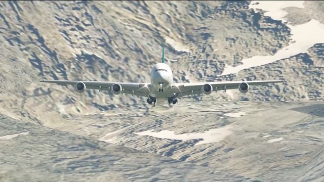 Huge A380 Had To Make Emergency Landing At Small Airport Because Of Running Out Of Fuel [XP11] смотреть онлайн