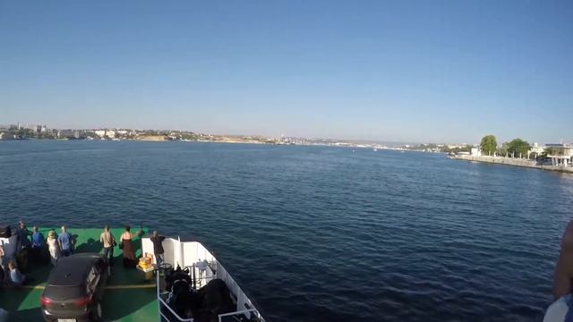 Паром на северную часть Севастополя. 1080р60 смотреть онлайн