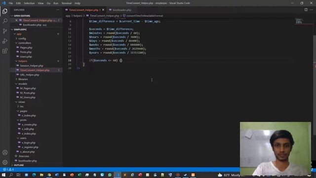 PHP MVC Framework - #28 - Building a Social Network - User friendly timestamps смотреть онлайн