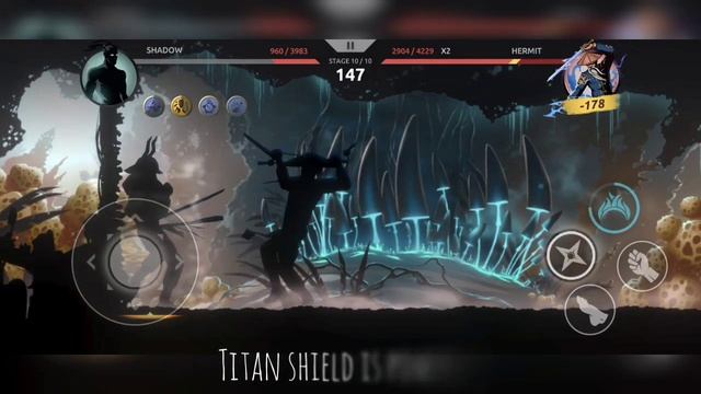 New Shadow Fight 2 Shades : Act 2 Boss Hermit Ancient Magic Battle with new Mystic Cult смотреть онлайн