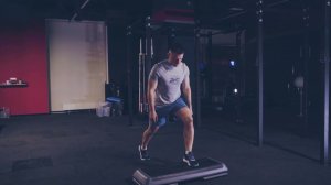 Сплит приседание с возвышенности/ Elevated split squat
