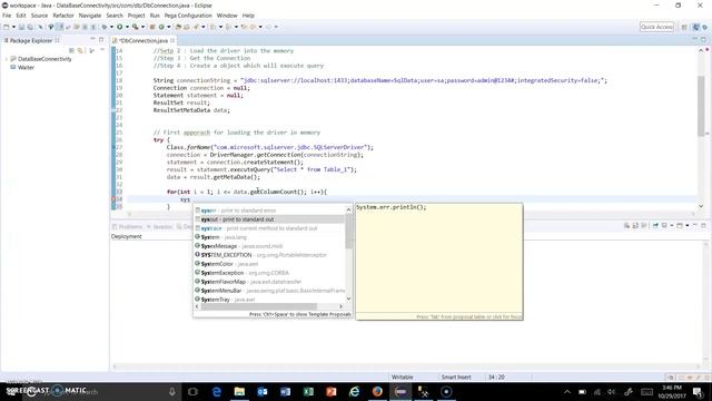 8. Java Database Connectivity || JDBC Driver || ResultSetMetaData Interface. смотреть онлайн