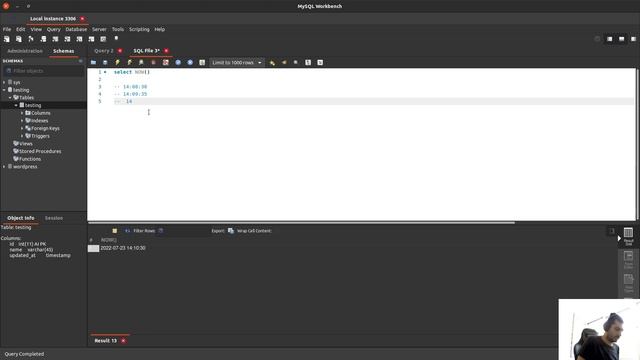 PostgreSQL vs MySQL timestamp calculation in a transaction смотреть онлайн