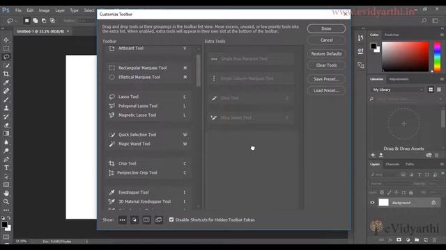 Photoshop | Tools and their Uses | Beginners Guide || Chapter 1 | Video 6 смотреть онлайн