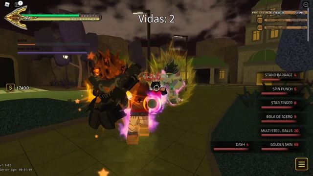 [YBA] SP SPIN 2.0 1v1 ¡¡TRUE COMBO 174.2 DMG!! A REALLY MONSTER смотреть онлайн