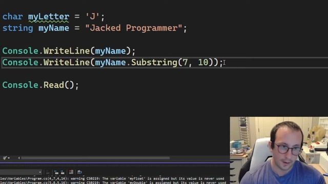 C# Tutorial for Beginners 2 : Variables and Data Types смотреть онлайн