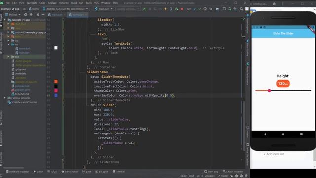 Futter - FULLY Customize Slider's Style (Colors & Sizes) - SliderThemeData смотреть онлайн