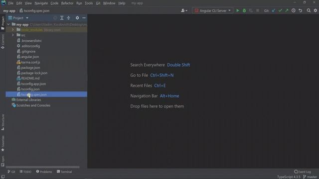 Файловая структура Angular проекта. смотреть онлайн