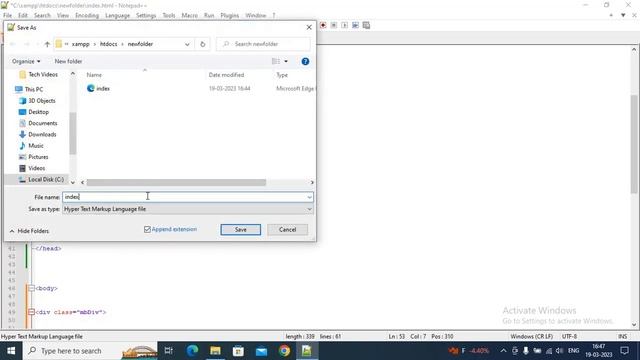 Create Simple Div Using HTML & Localhost Xampp смотреть онлайн