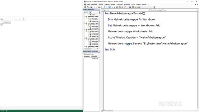 Arbeitsmappe erstellen und speichern / Excel VBA смотреть онлайн