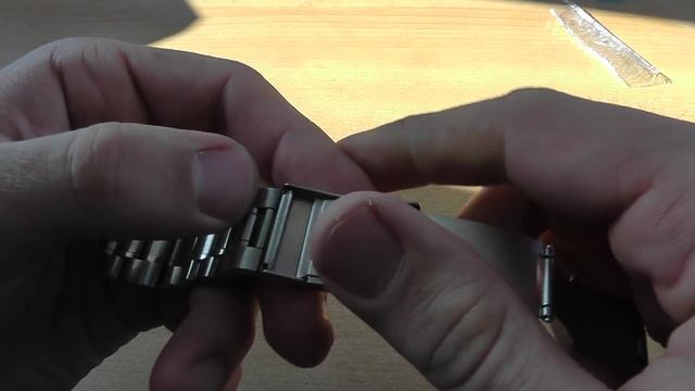 Обзор простого стального браслета для часов. смотреть онлайн