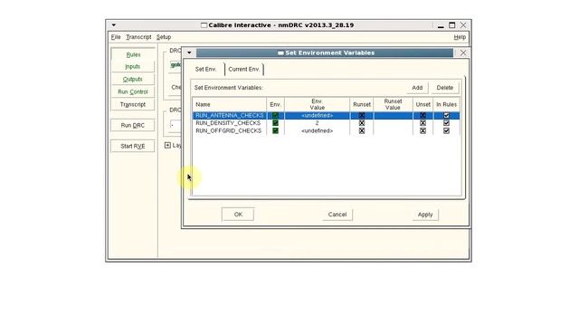 How to set environment variables in Calibre Interactive for rule file control смотреть онлайн