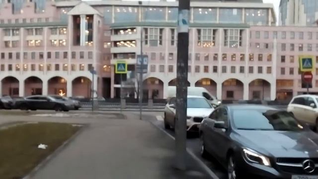 Москва 1684 Кожевнический проезд, Шлюзовая набережная зима день