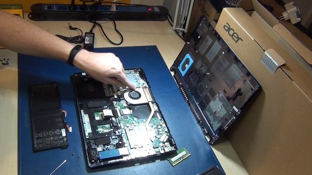 Acer Extensa EX215-51 215 15 laptop How to disassembly / upgrade RAM / SSD/ battery replacement / смотреть онлайн