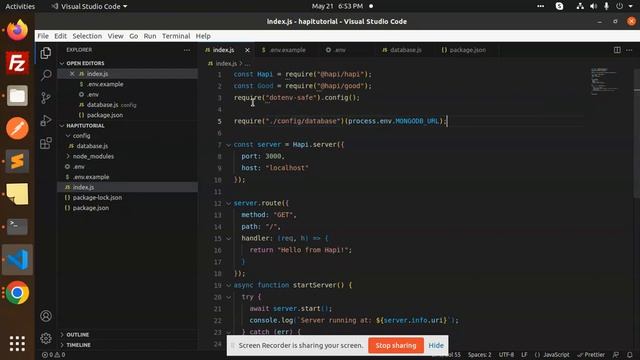 Hapi Tutorial in Hindi #7 How to connect to MongoDb with Hapi.js смотреть онлайн