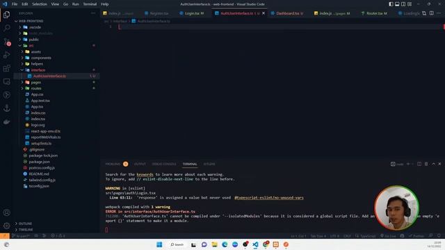 React JS TypeScript Authorization - Part 7: Implementasi API Login смотреть онлайн