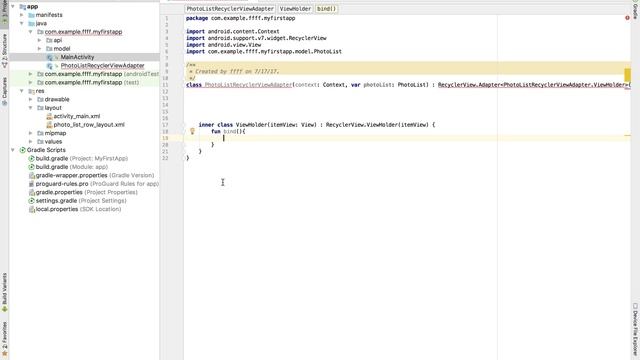 10) Kotlin RecyclerView Adapter смотреть онлайн