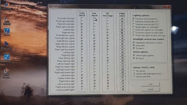 Отключение ошибок на приборке BMW X5 после установки светодиодных ламп смотреть онлайн