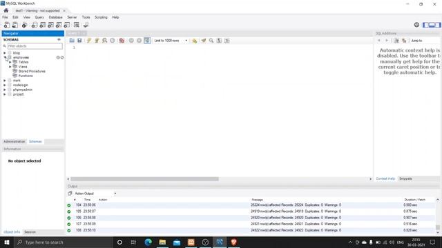 How to Import SQL files in MySQL Workbench 2021 || How to Import Employees table in MySQL Workbench смотреть онлайн