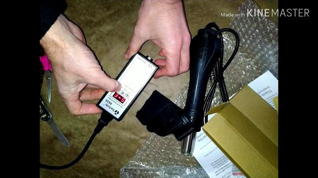 Термофен для пайки. Посылка из Китая АлиЭкспресс. смотреть онлайн