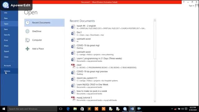 #1 how to activate developer VBA in Ms Word | vba ms word tutorials смотреть онлайн