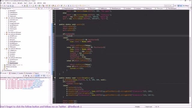 Making game in Java for Ludum Dare #34 - Day 2 - Time lapse смотреть онлайн