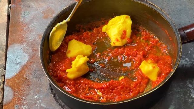 Traditional Breakfast Recipe With Fresh Eggs In Azerbaijan Village!
