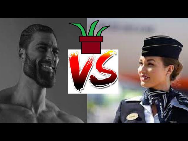 Стюардесса VS Гигачад в The Forest