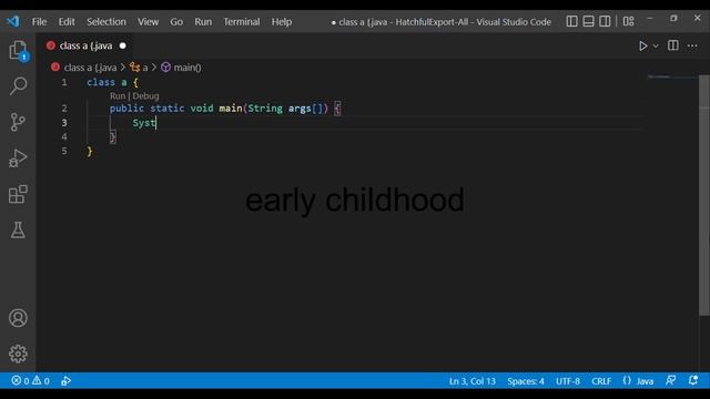 MAKING HELLO WORLD PROJECT IN JAVA IN VISUAL STUDIO CODE #JAVA смотреть онлайн