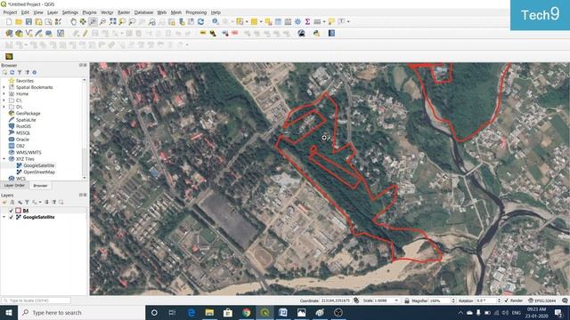 How to remove unwanted inside area from a Polygon Shape file using QGIS? смотреть онлайн