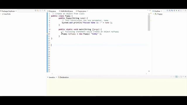 How to create an object? | Java For Beginners | EduTut | Learn Easily in Tamil смотреть онлайн