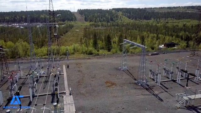 Покраска на подстанции ПС-330 ФСК ЕЭС (г.Апатиты) смотреть онлайн