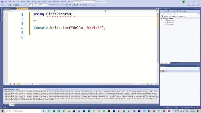Visual Studio 2022 Console Application смотреть онлайн