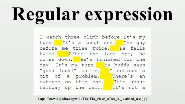 Regular expression смотреть онлайн