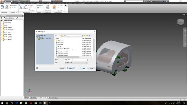 Inventor 2015 - Salvar peças e montagens para um arquivo de impressão 3D (.stl) смотреть онлайн
