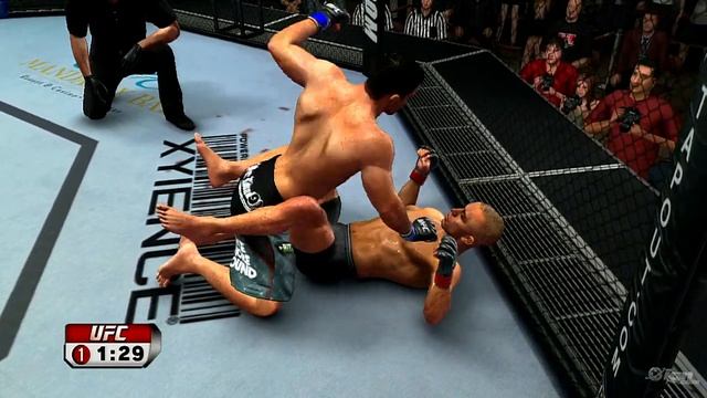 UFC Undisputed 2009 Xbox 360 Video - George St-Pierre vs смотреть онлайн