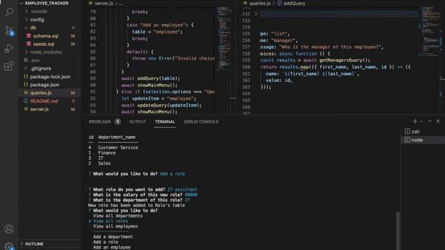 Employee Tracker - Node.Js смотреть онлайн