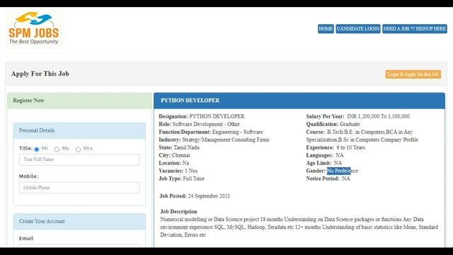 SPM JOBS - PYTHON DEVELOPER смотреть онлайн